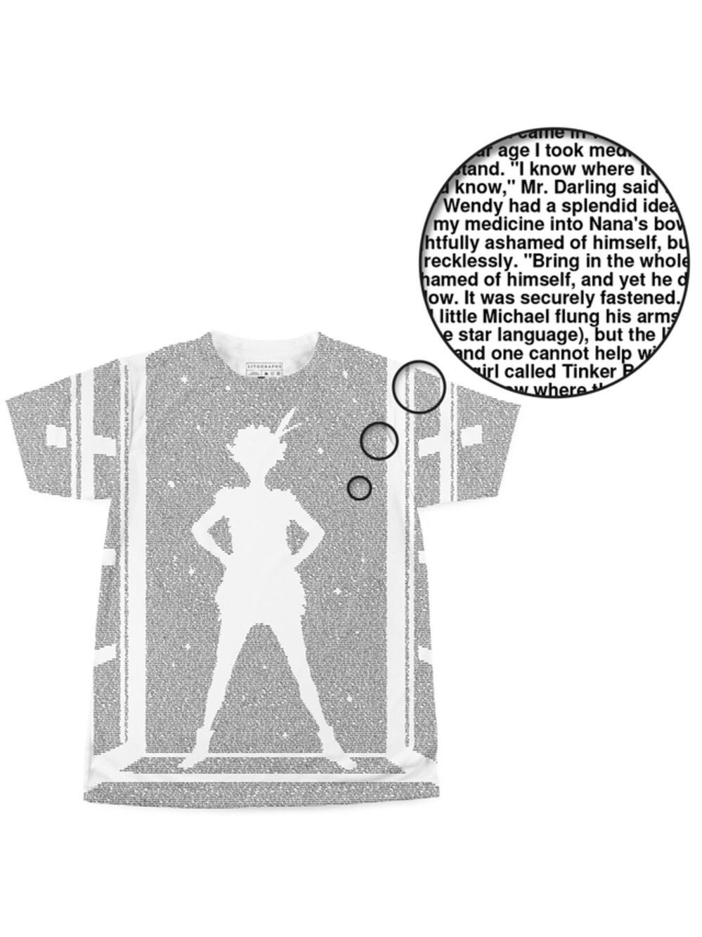 XL • Lithographs • Peter Pan Graphic Short Sleeve Tee